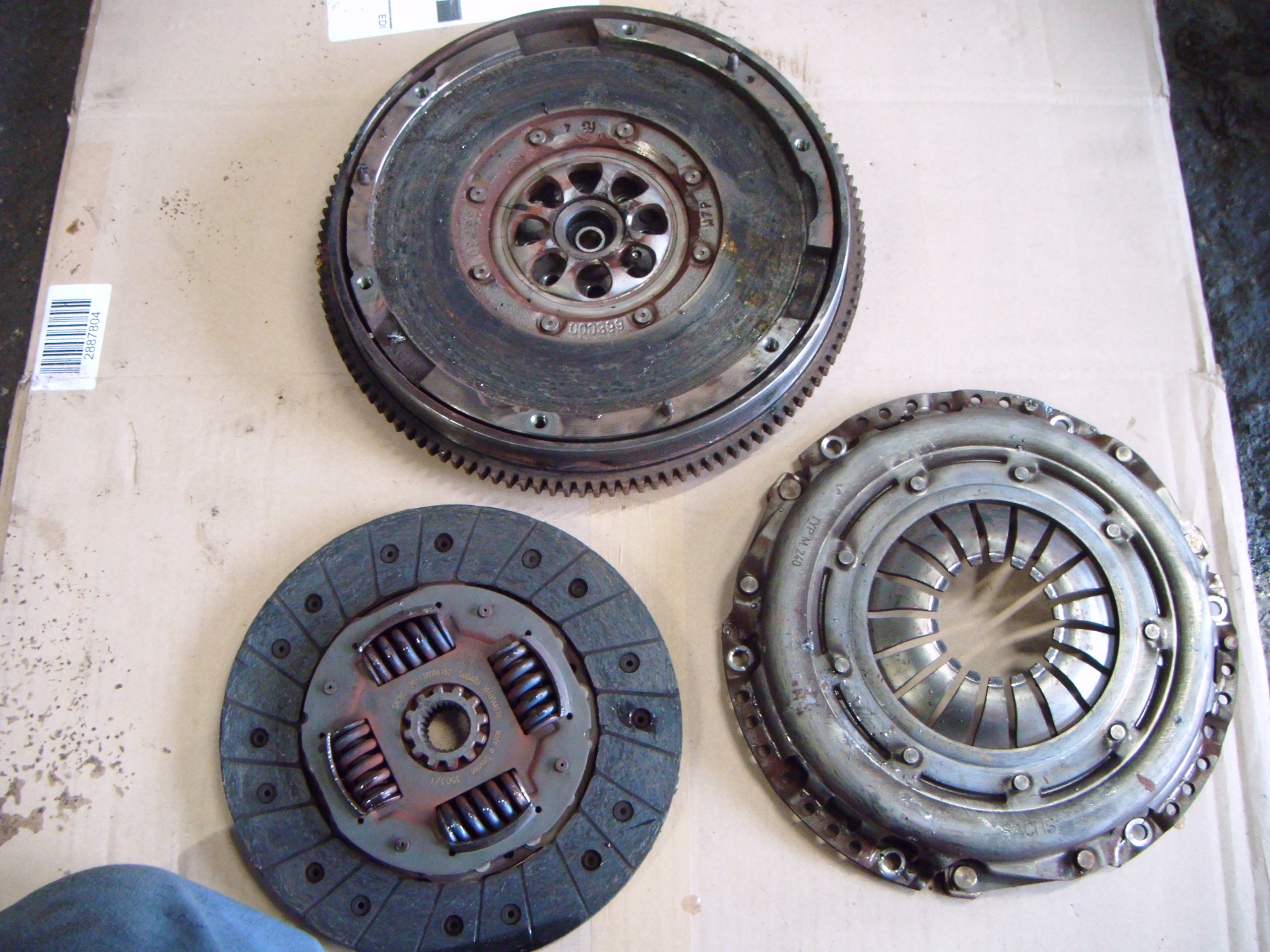 SUBARU OUTBACK III 03-09 2.0 D ДВУХМАССОВОЕ КОЛЕСО