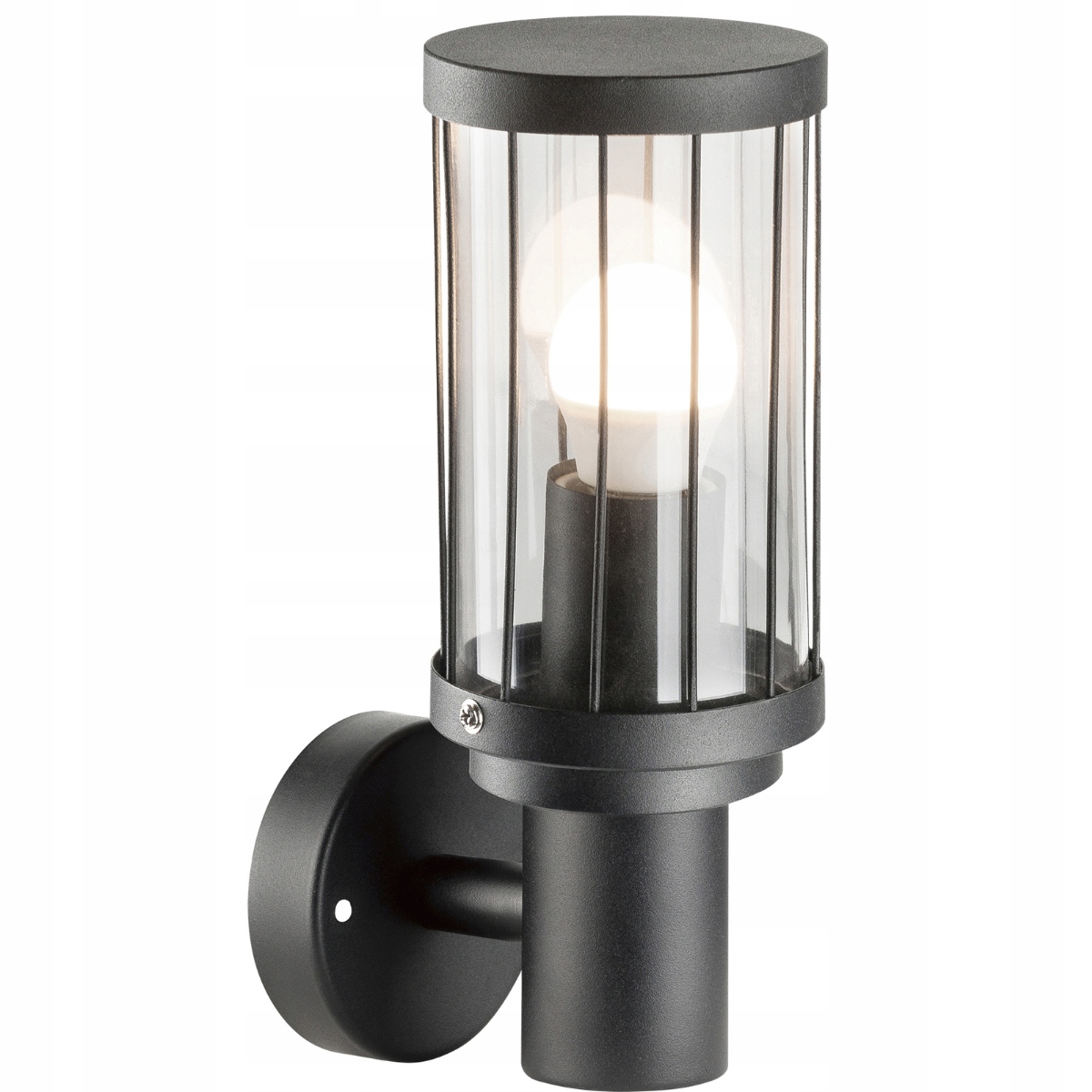 

Kinkiet Ogrodowy E27 Lampa Elewacyjna Fiord Czarny