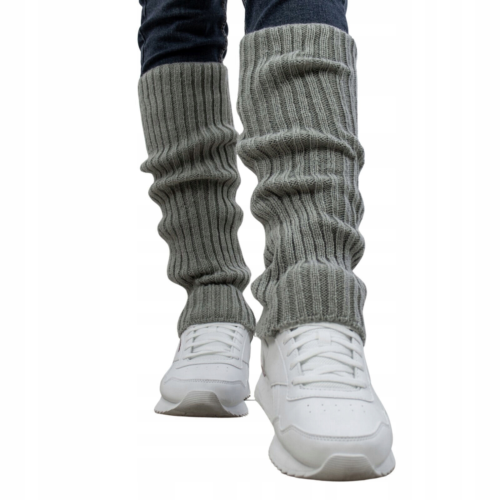 OCIEPLACZE na nogi ZIMA getry CIEPŁE długie DAMSKIE Model 41747