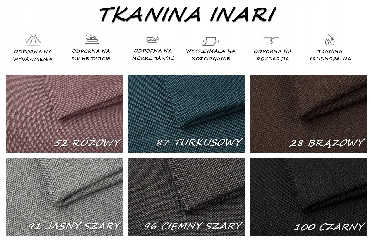 Narożnik TORESS Kolor obicia inny kolor