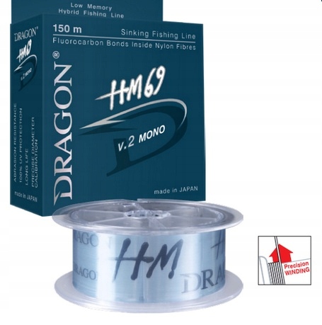 ŻYŁKA DRAGON HM69 PRO v.2 MONO 0,200mm/150m NEW