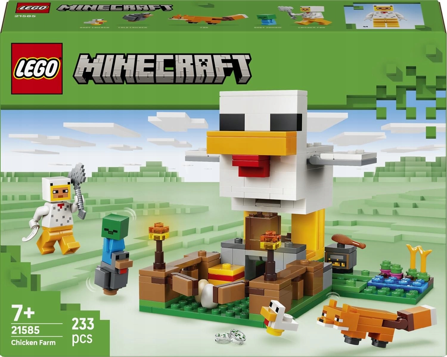 Stavebnice Kuřecí Farma 21585 Lego Minecraft