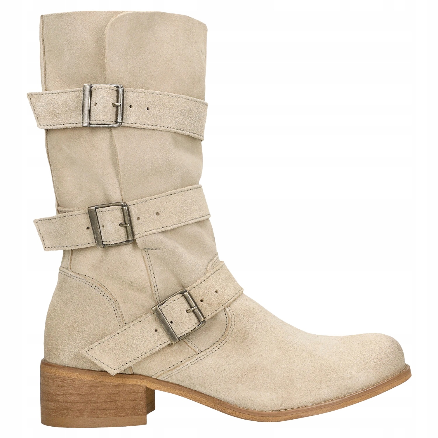 

Buty Wojas botki damskie wsuwane beżowe r. 37