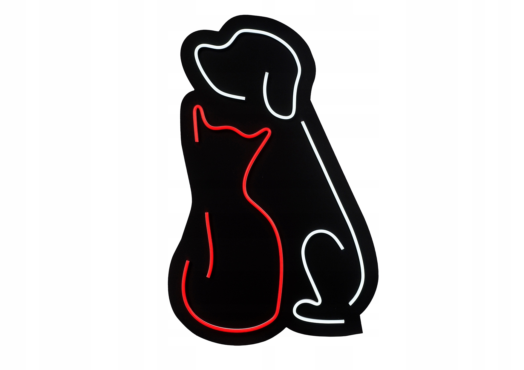 Neon Led Pes a kočka Podsvícená dekorace Dárek Velikonoční sleva