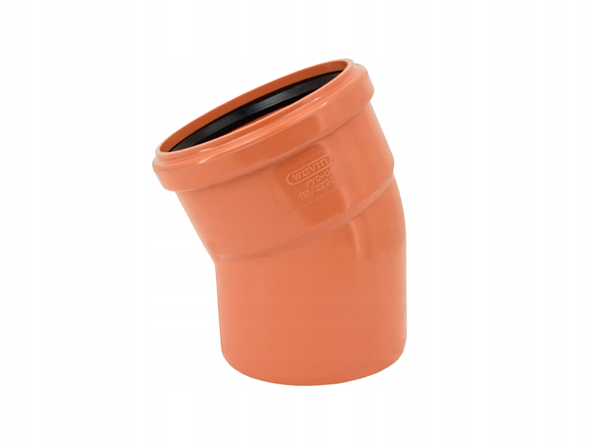 

Kolano kanalizacja zewnętrzna Pvc 110/22 st. Wavin