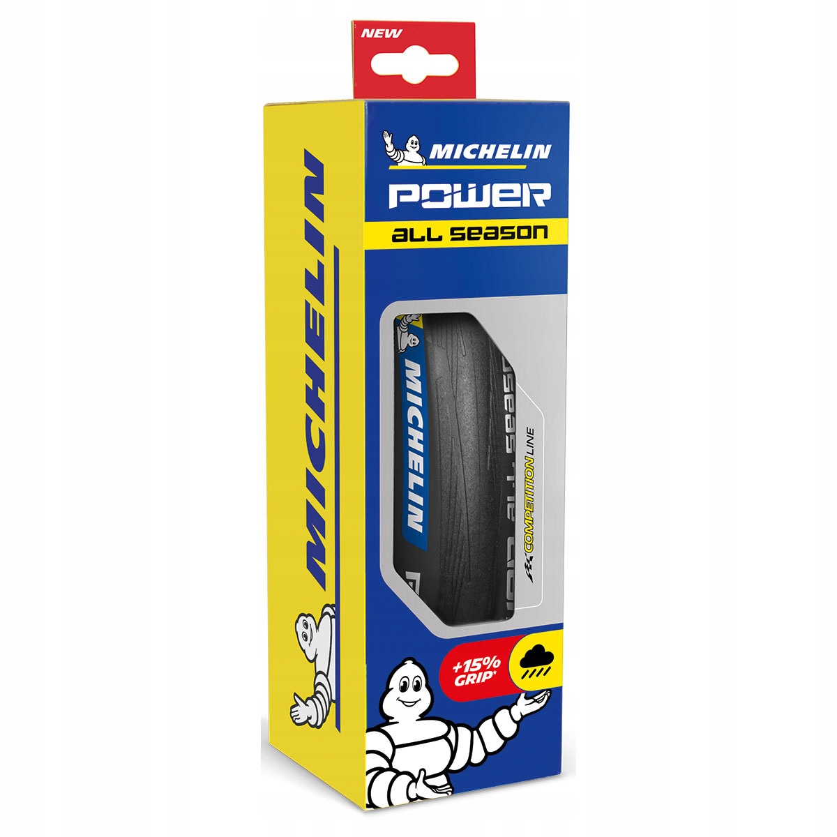 Michelin Plášť Power All Season Black V2 700X25C Competition Line Kevlar Gu