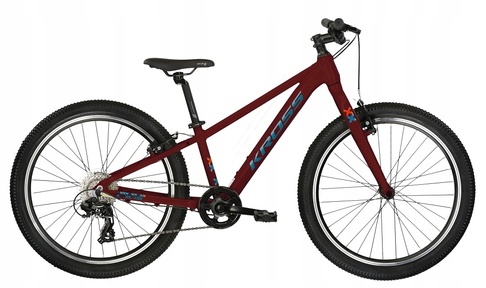 Rower Mtb Kross Level Jr 1.0 rama 12 cali koło 24 " czerwony