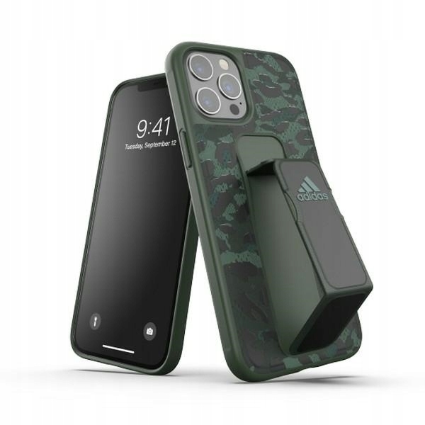 Adidas Sp Grip Case Leopard iPhone 12 Pro Max green/zielony 43723