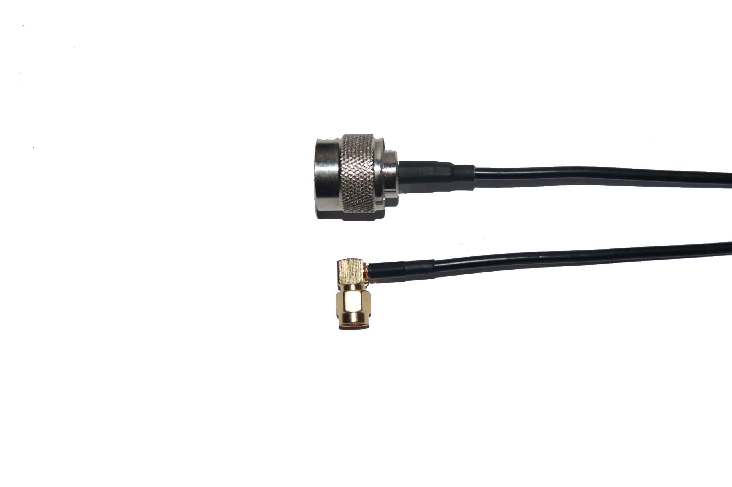 Kabel wtyk N/wtyk Sma kątowy na przewodzie RG174, 20m