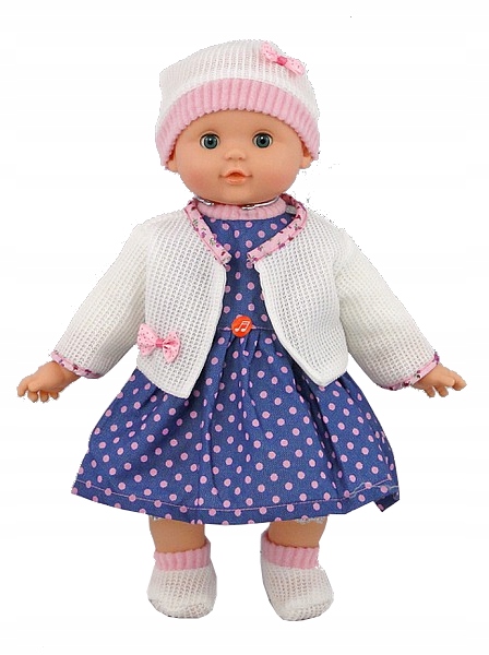 BABY lalka BOBAS BORN zamyka OCZY mówi ŚPIEWA nr31