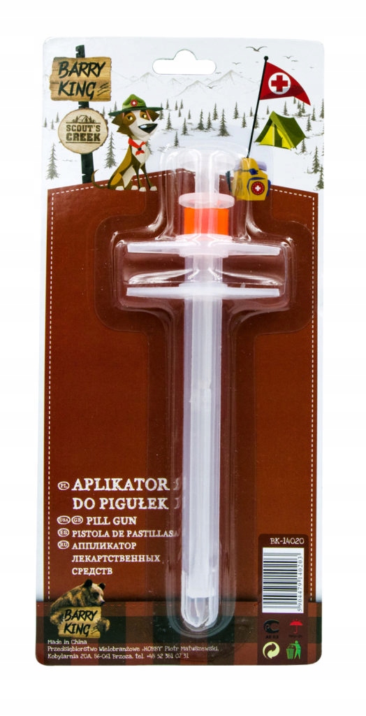 

Barry Aplikator do podawania tabletek dla psa kota