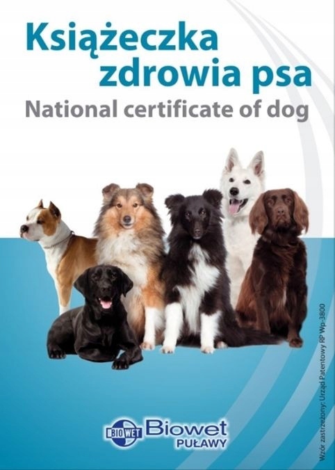 

Biowet Książeczka zdrowia psa
