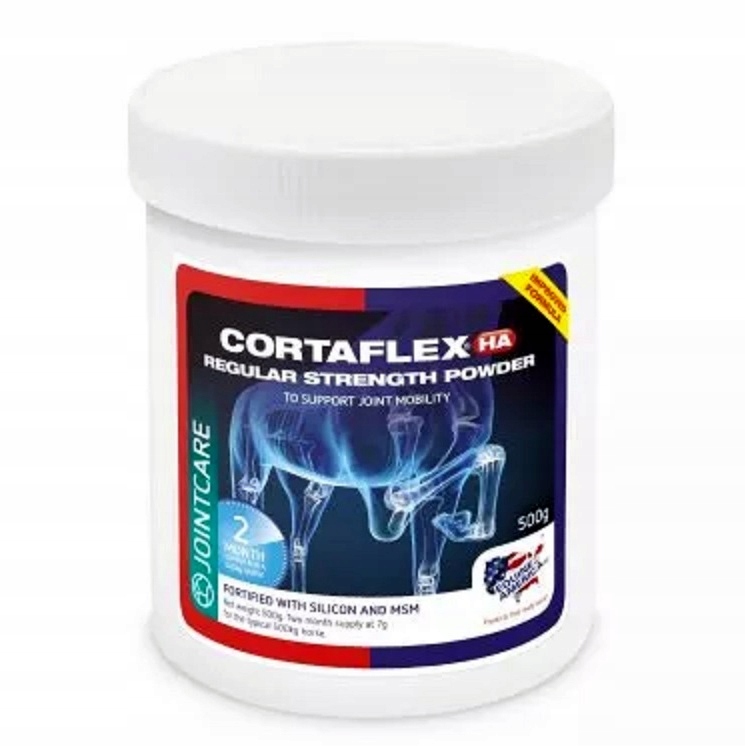 Equine America Cortaflex Ha Powder stawy wspiera ruch dla koni horse 0,5 kg