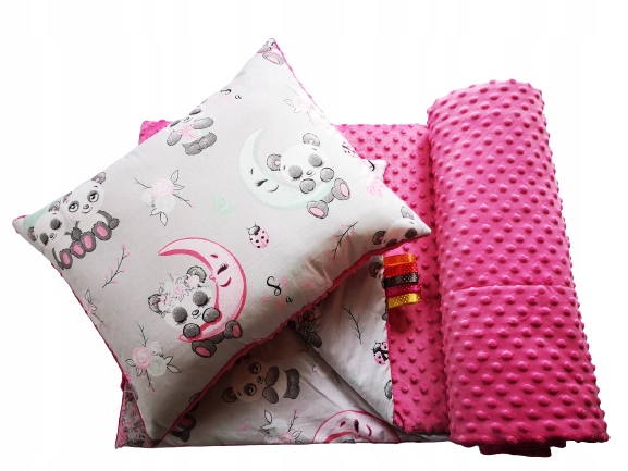 

Kocyk Minky 100x135 Poduszka Komplet Przedszkolaka