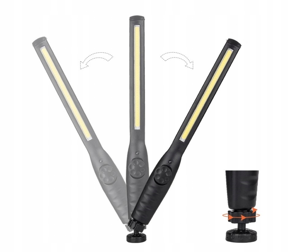 LAMPA WARSZTATOWA LATARKA LED800LM +MAGNES 2200mAh Marka Heckermann