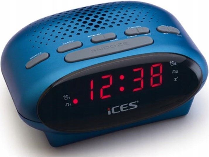 Radiobudzik Lenco ICR-210 niebieski Radio Ppl Fm