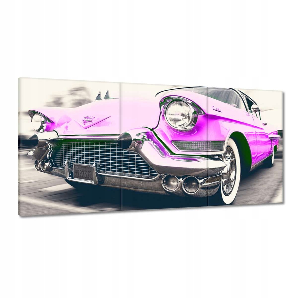 Obrazy 180x90 Ružový Cadillac