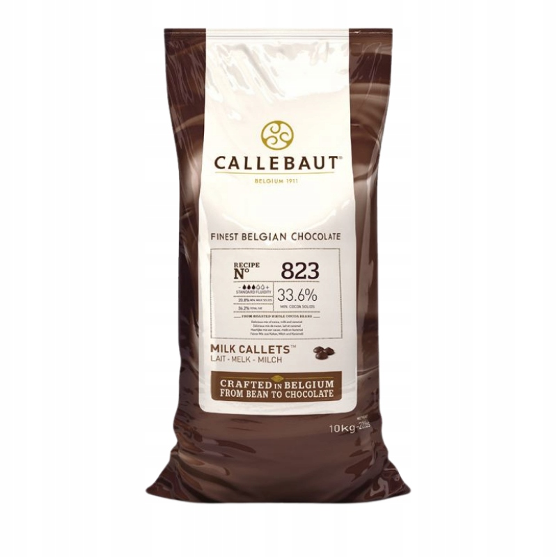 Levně Mléčná čokoláda Callebaut 33,6% 823 10 kg