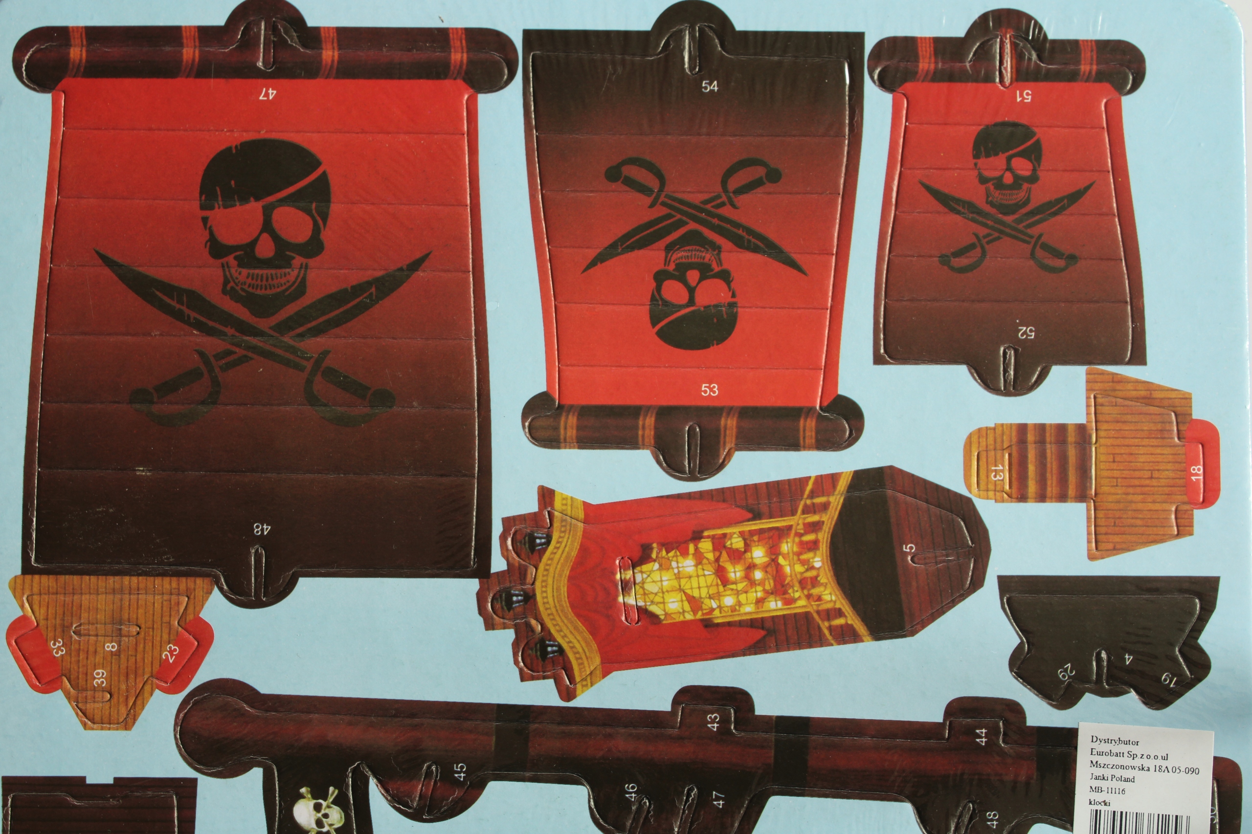 Puzzle piankowe 3D klocki przestrzenne EAN (GTIN) 6929012381256