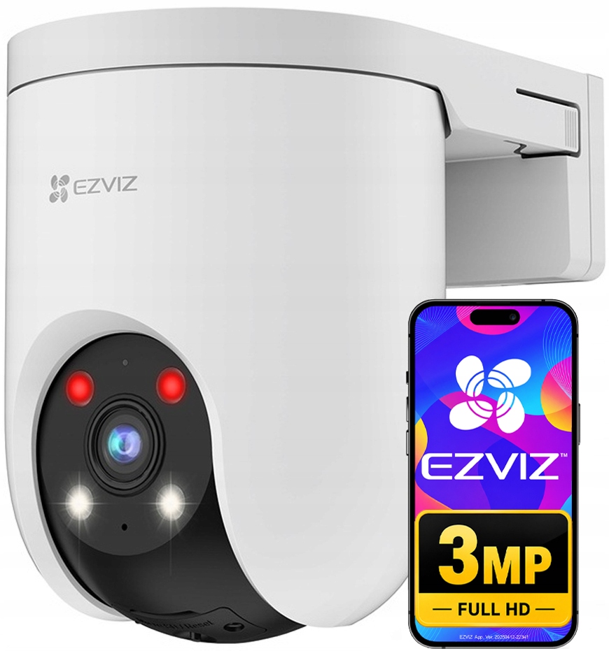 PoE kamera Ezviz H8c 2K PoE Otočná AutoTracking Venkovní Dual Light