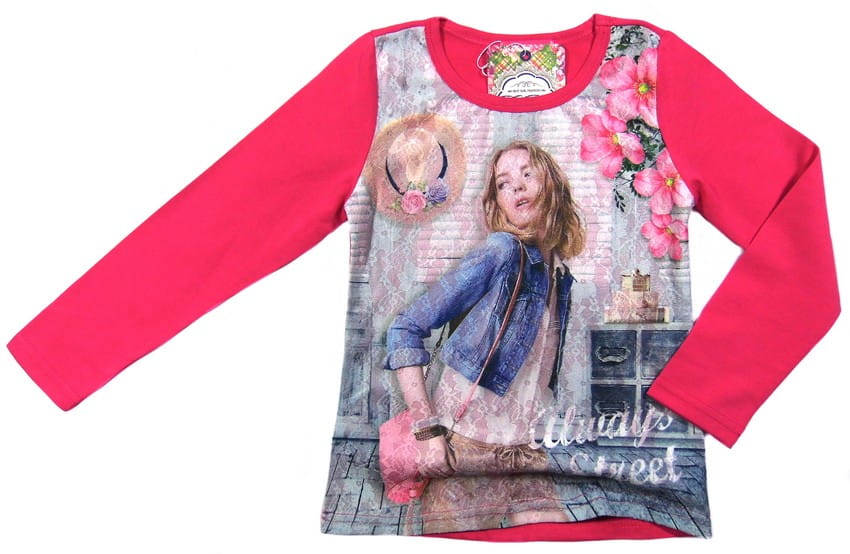 

Bluzka dziewczęca 508 Laura 134/140 różowa