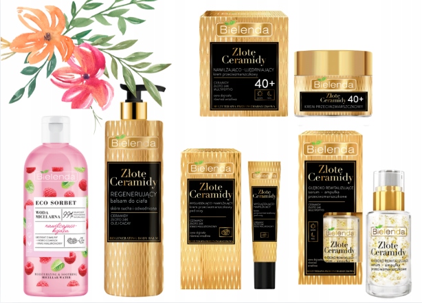 Bielenda Zlatá Ceramidy Box Sada Den Žen 40+