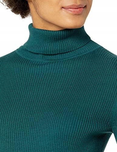 DAMSKI GOLF AMAZON ESSENTIALS ROZMIAR XXL ZIELONY CIEMNY ZIELONY