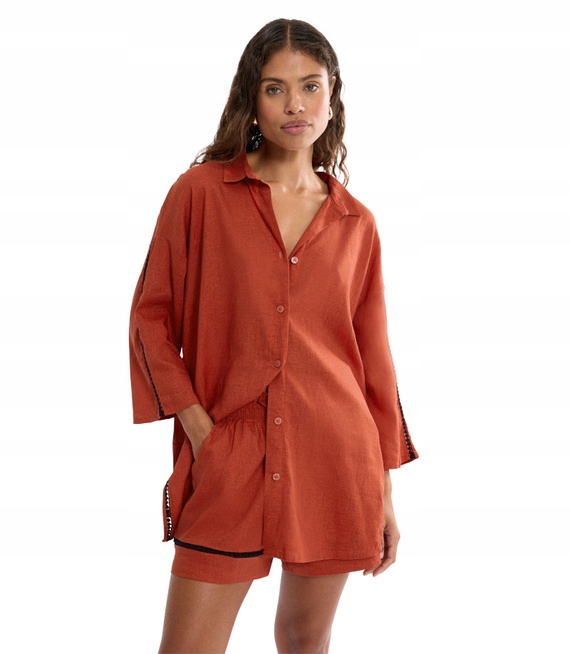 Dámská lněná košile Triumph Summer Wear Boyfriend Shirt 01 40