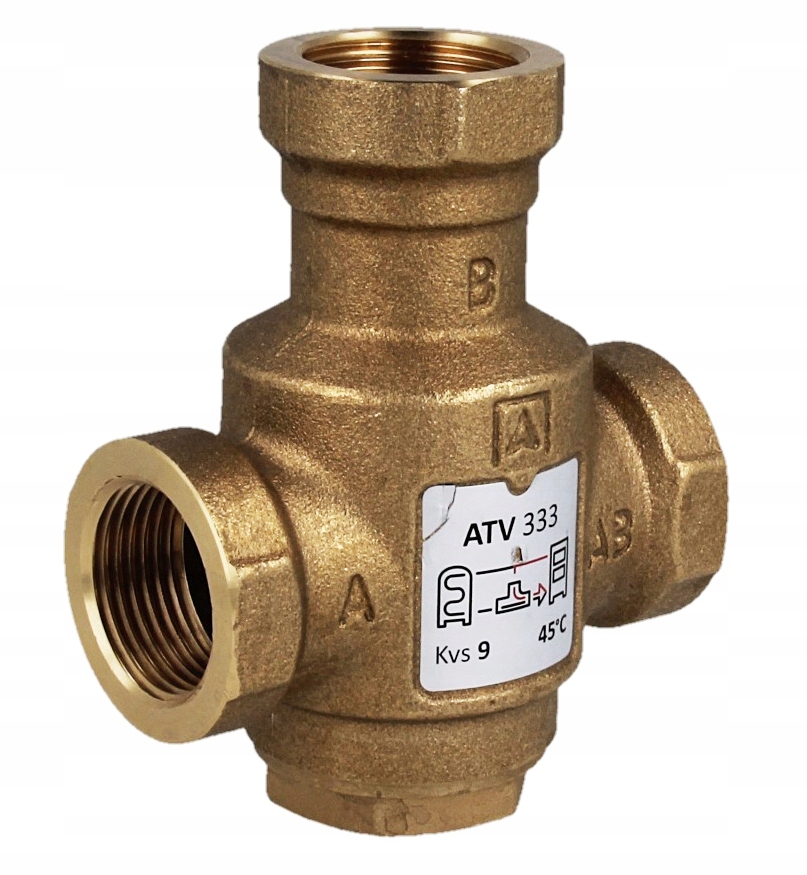 Teplotný Ventil Kotla Afriso Atv 333 DN25 45°C