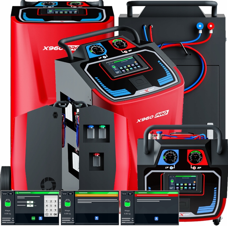 Profesionální klimatizační stanice AutoXscan X960PRO r134a 1234yf