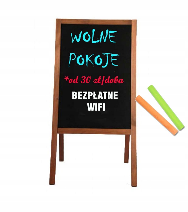 POTYKACZ STOJAK REKLAMOWY BRĄZ S GRATIS 75x44