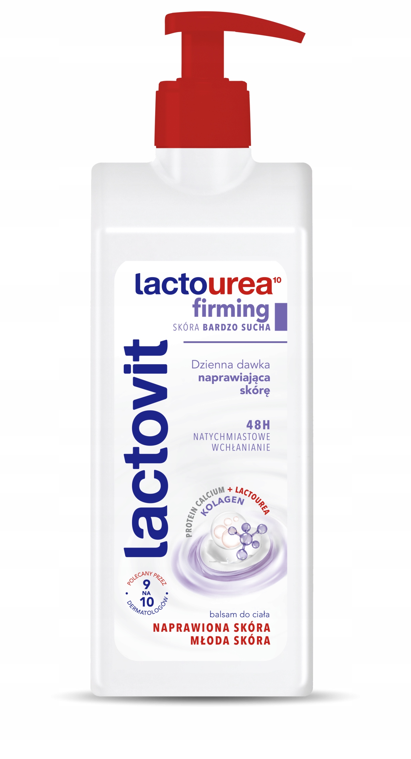 BALSAM DO CIAŁA LACTOVIT 400ML LACTOUREA FIRMING skóra sucha i bardzo sucha