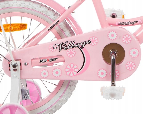 Дитячий велосипед Mexller Village 16 дюймів Рожевий Велосипед для дівчинки