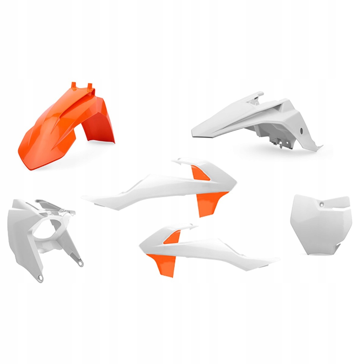 Polisport Sada Plastov Ktm Sx 65 '16-'23 Farba Oem Oranžová Biela