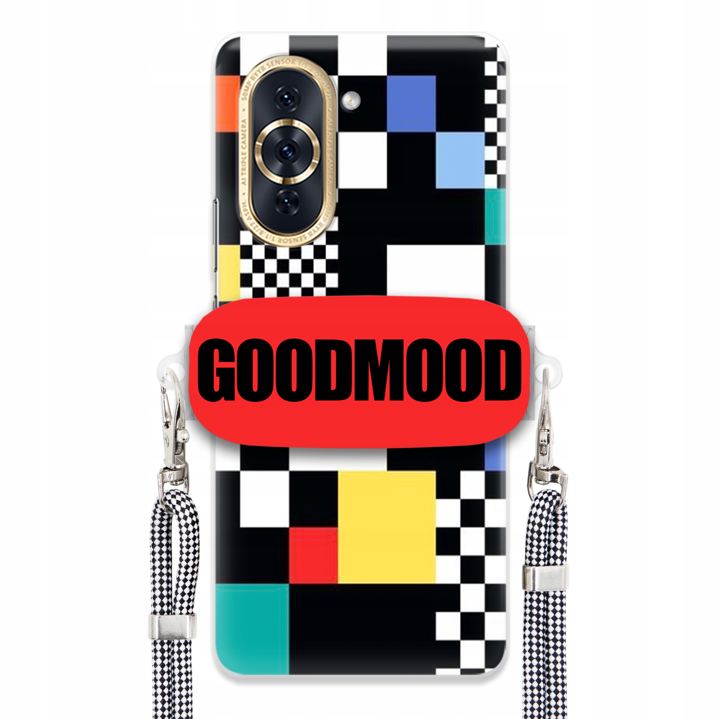 Puzdro Na Huawei Nova 10 Pro Case Držiak Na Vodítko Pre Telefón Pixelart MIX Wz