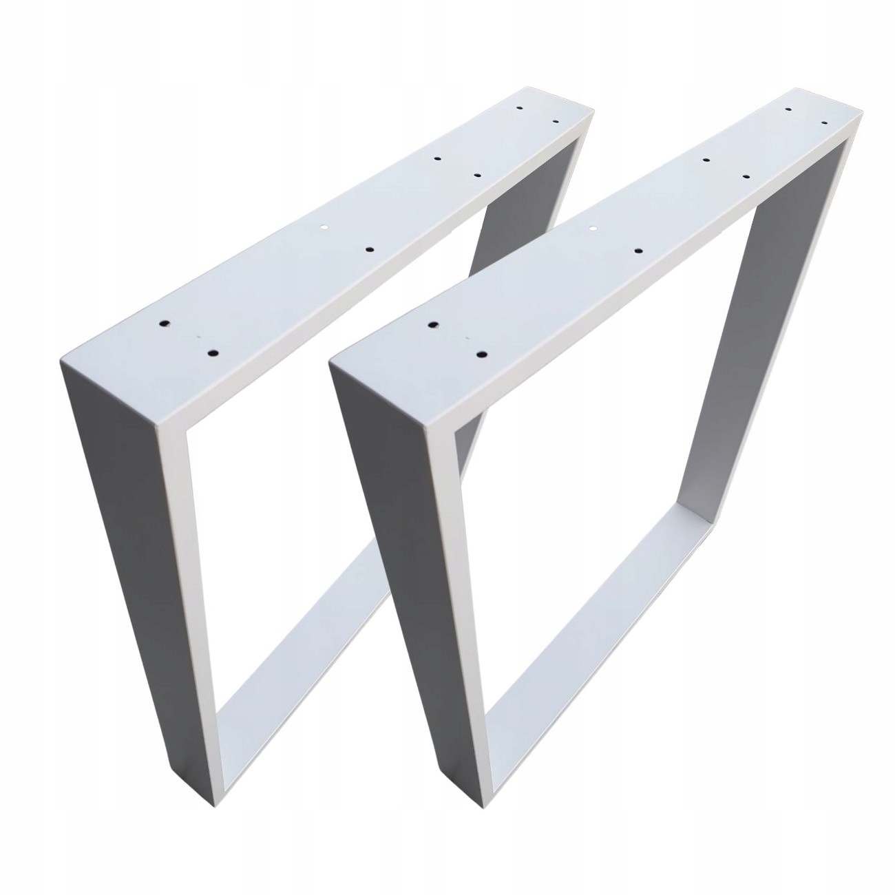 2 x Kovové Nohy Na Stôl Stola Biele loft industriálne