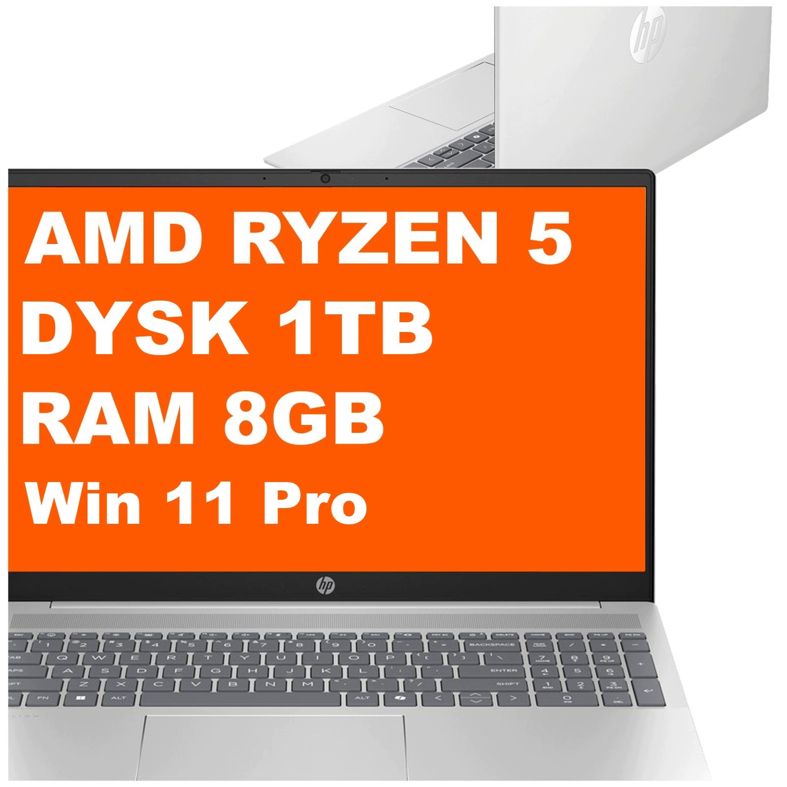 Laptop Hp Pavilion 16-ag Ryzen 5 8GB 1TB Radeon 740M 16" 2k Win11 Pro