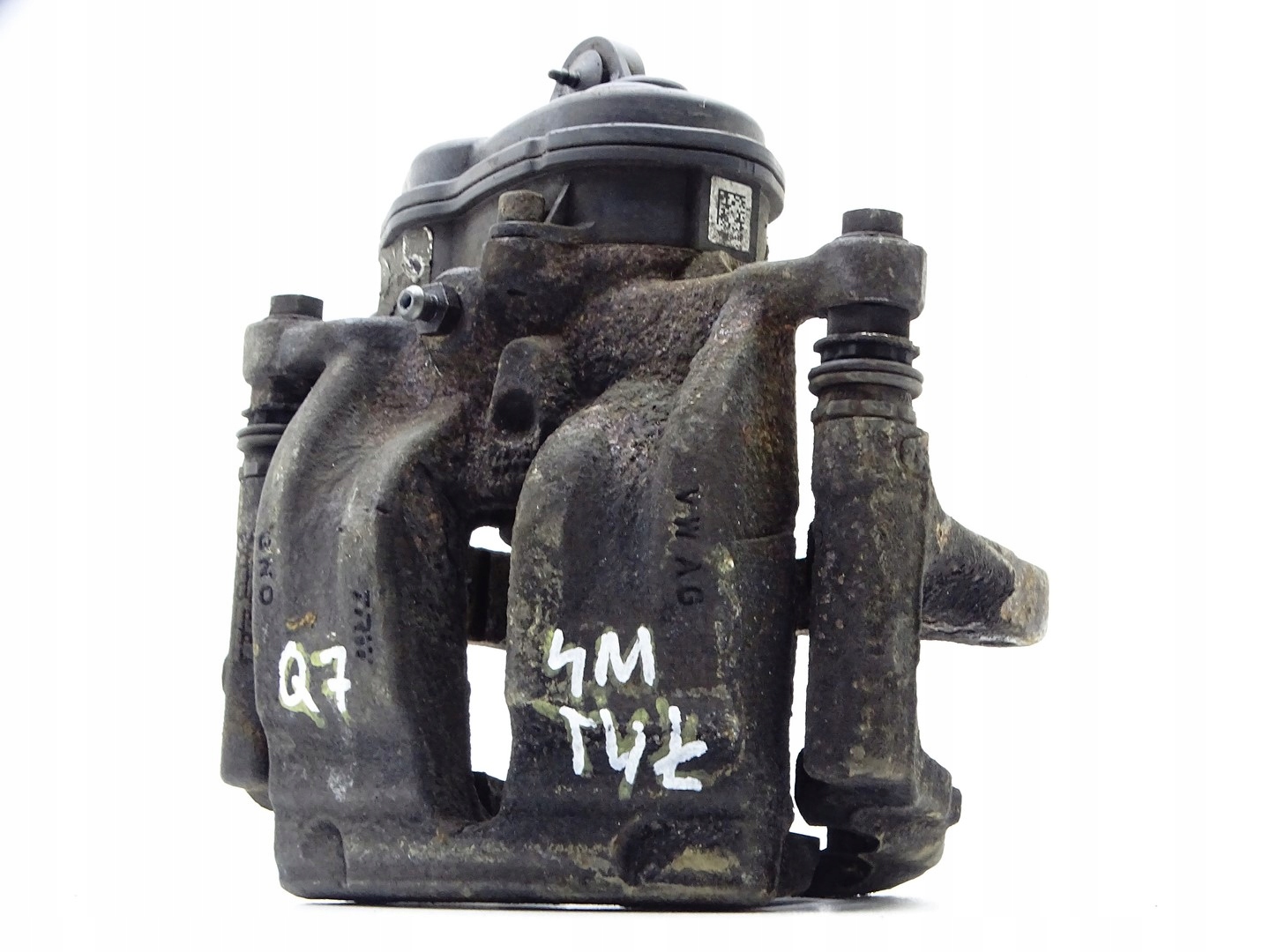 caliper brake electrical right rear part rear AUDI Q7 4M 4M0406CA