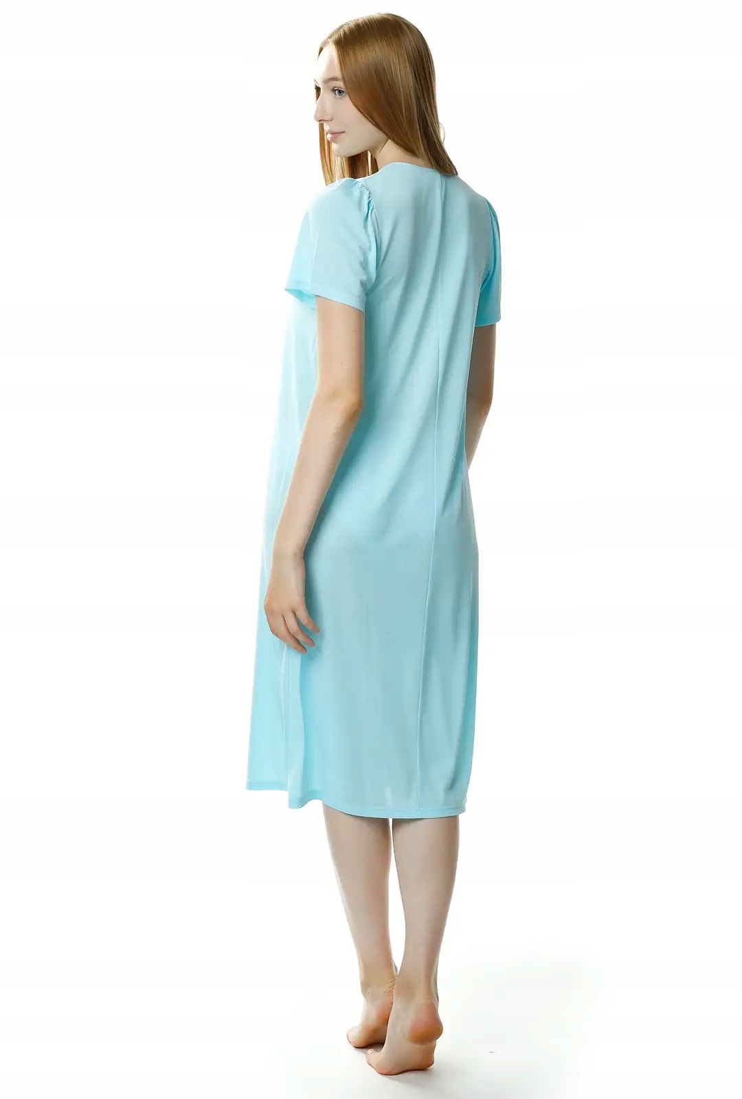 Kobieca koszula nocna Berenika turkusowy 48 Model 5900911471997