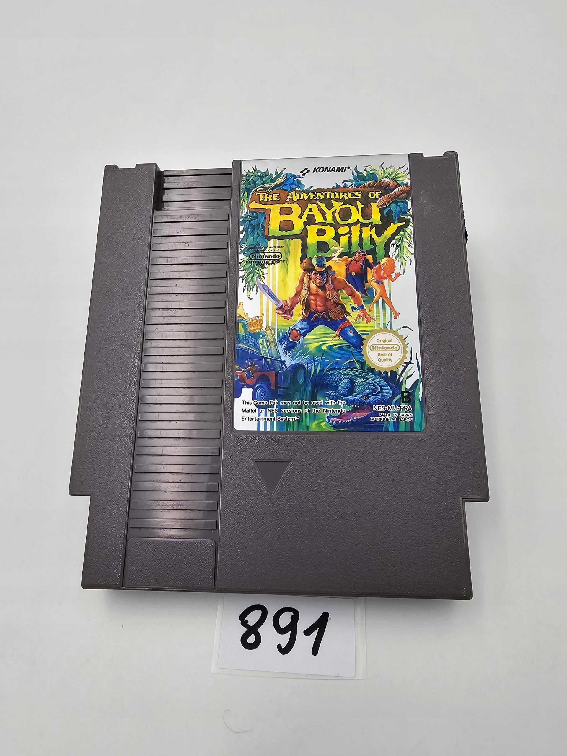 NINTENDO NES THE ADVENTURES OF BAYOU BILLY ORYGINAŁ Platforma Nintendo NES