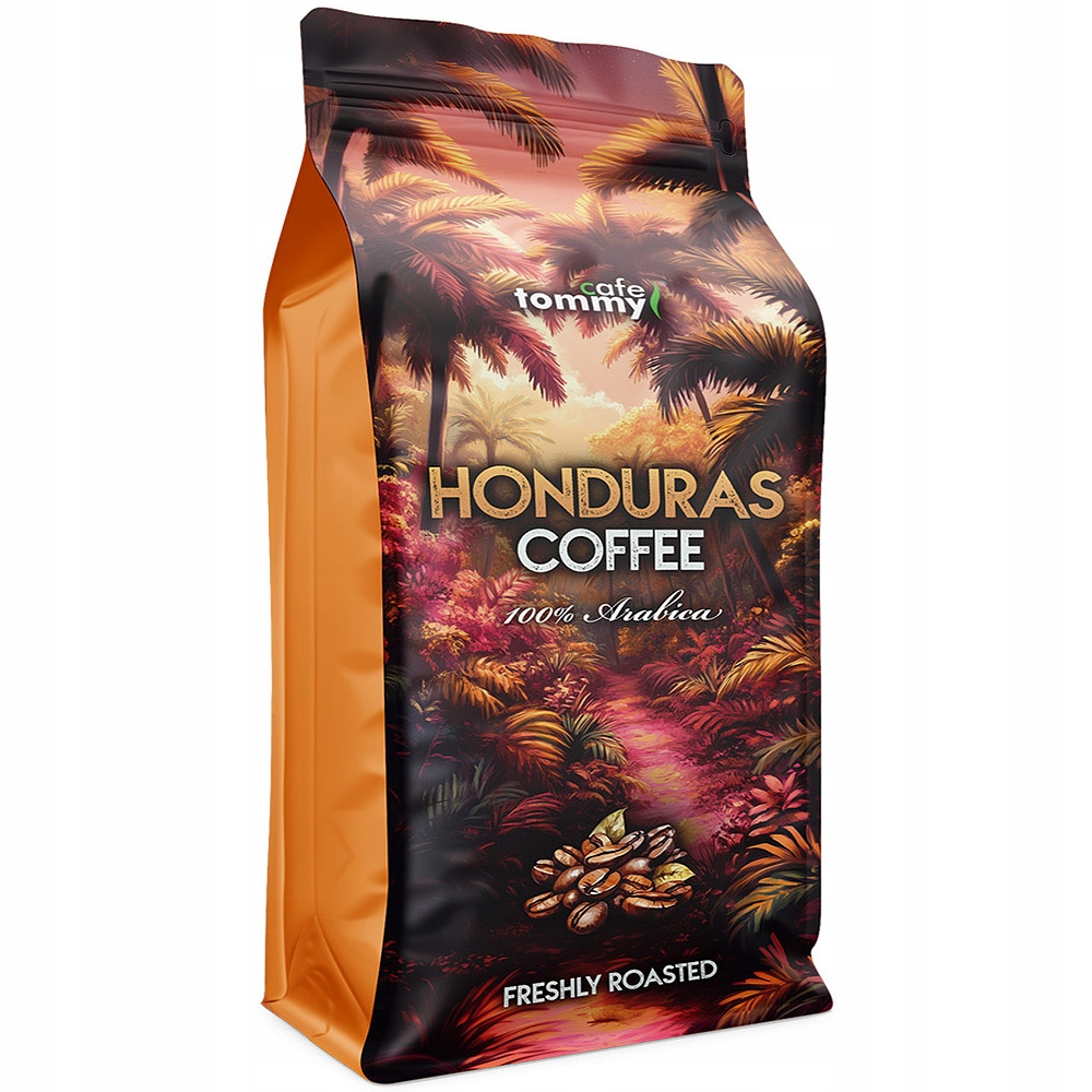 Levně Káva zrnková 1 kg Honduras 100% Arabica Čerstvě pražená Tommy Cafe