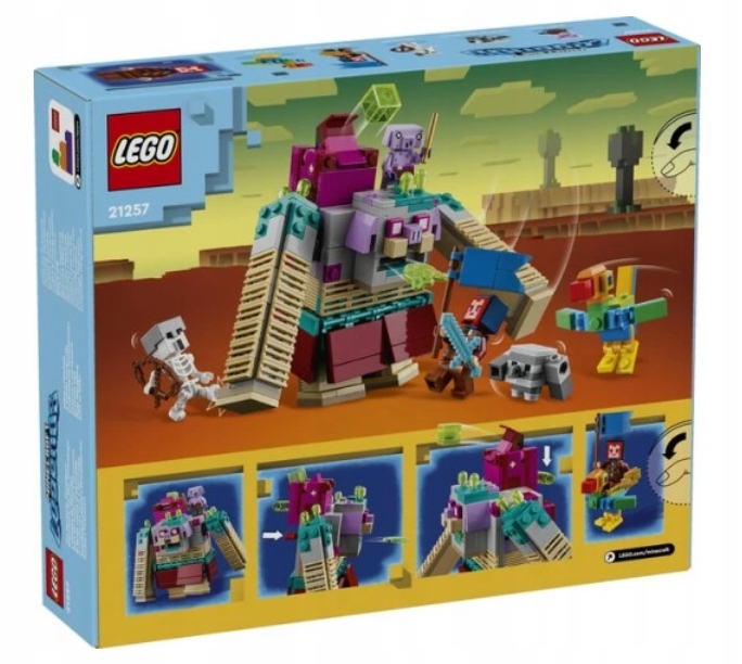 LEGO 21257 MINECRAFT - DECYDUJĄCE STARCIE Z DEWASTATOREM Numer produktu 21257