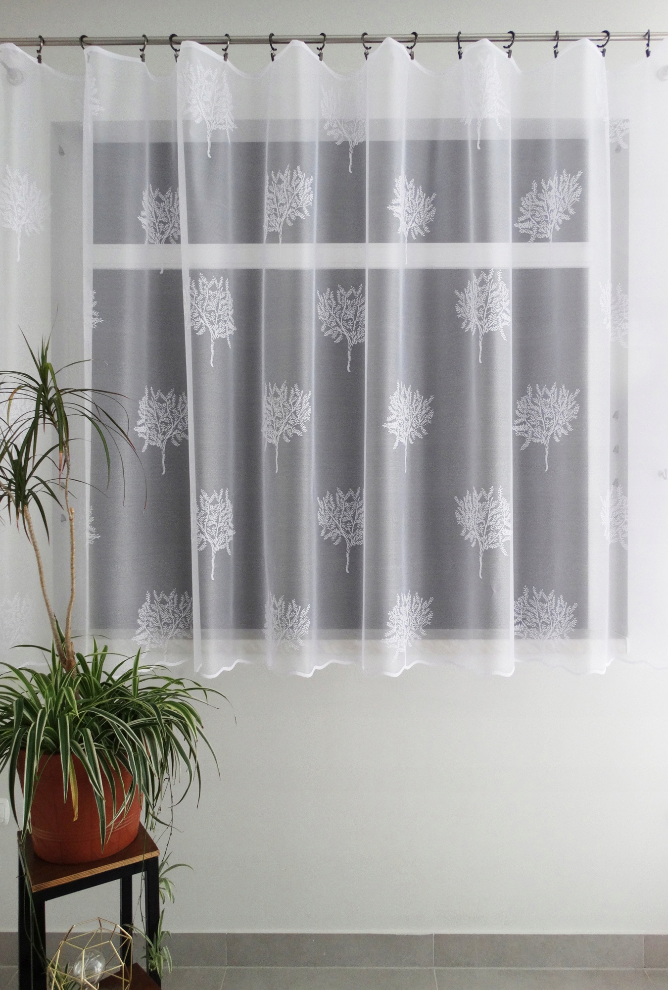 Mg Záclona 32619 Bílá 400x160 cm hotová s páskou M