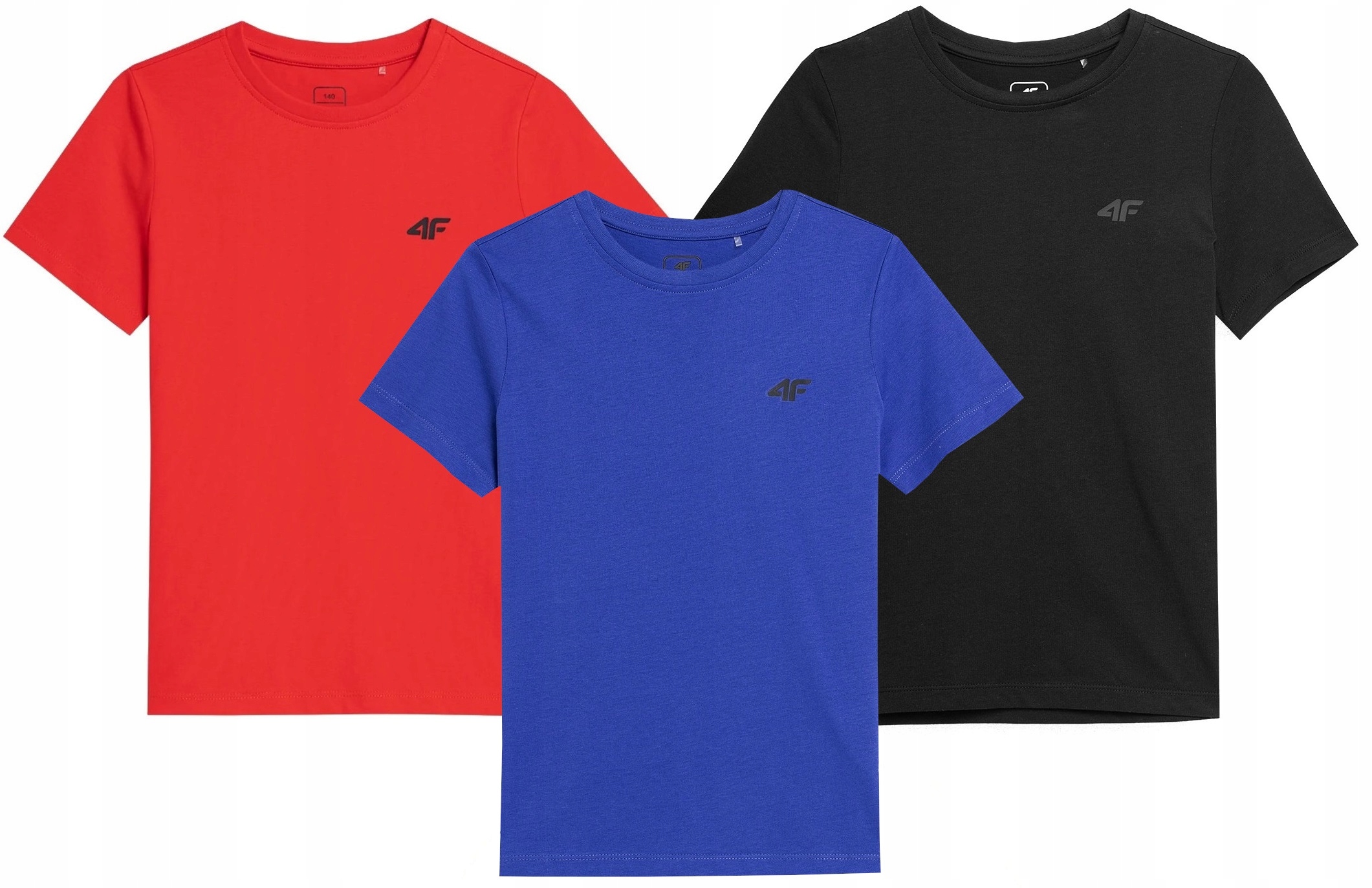 KOSZULKA CHŁOPIĘCA 4F DZIECIĘCA T-SHIRT 3SZT. 164