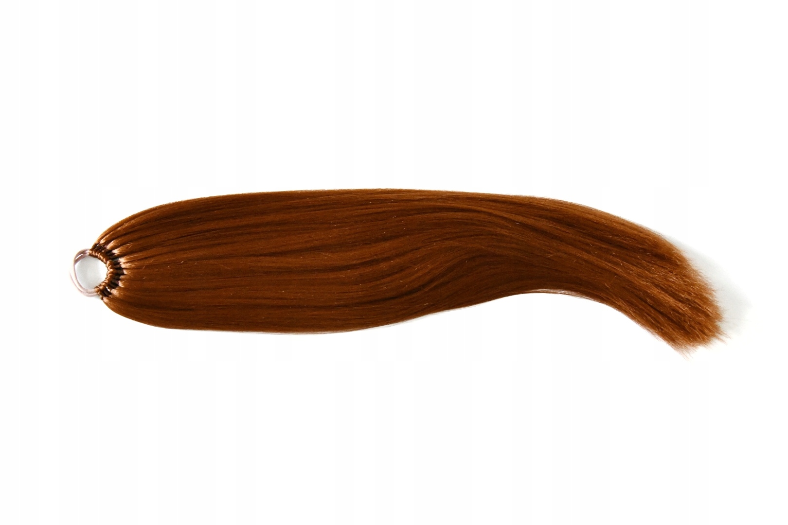 Culík na gumičce, prodloužení culíku Ořechově hnědá XL 160g