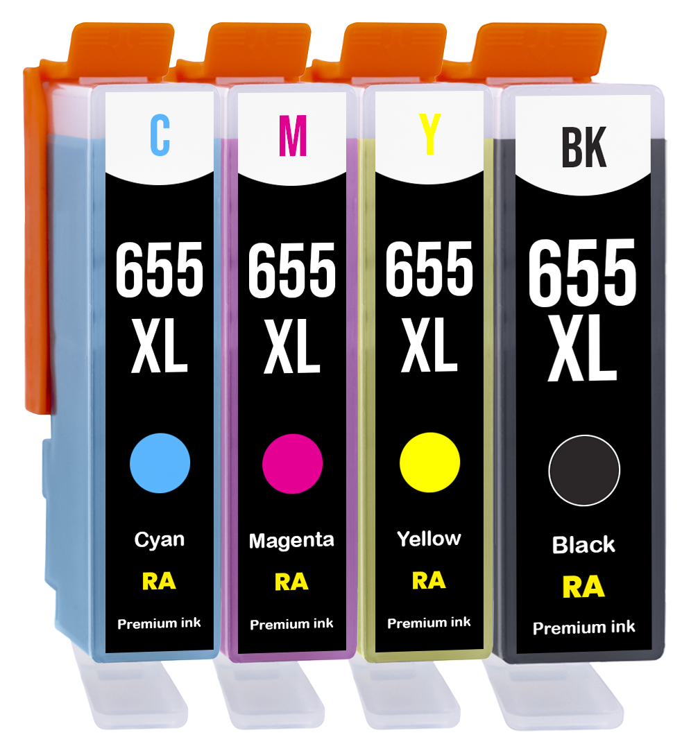

4x Tusz 655 Do Hp DeskJet Ink Advantage 3525 4615