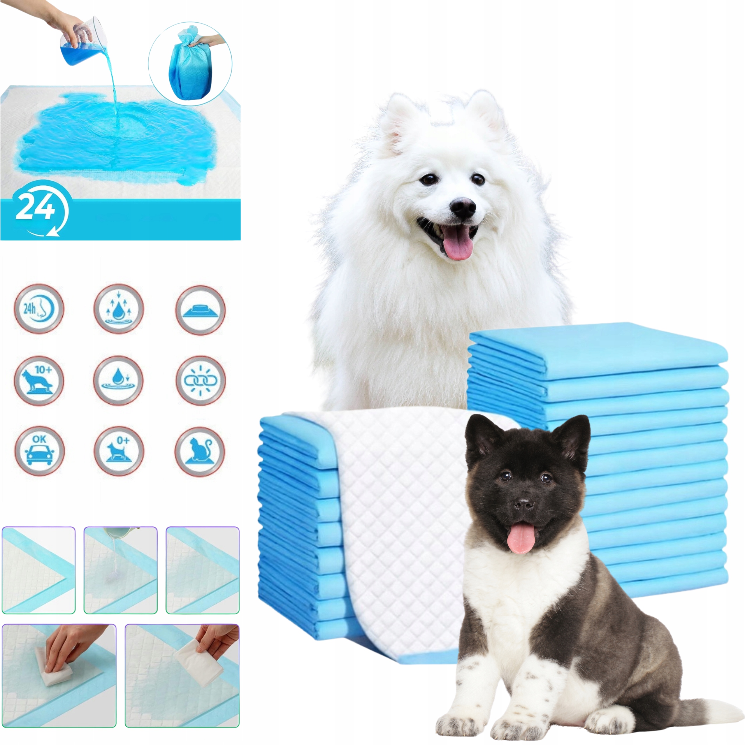 Levně Absorpční Podložky Pro Psa Na Přebalování 60x90 50 ks