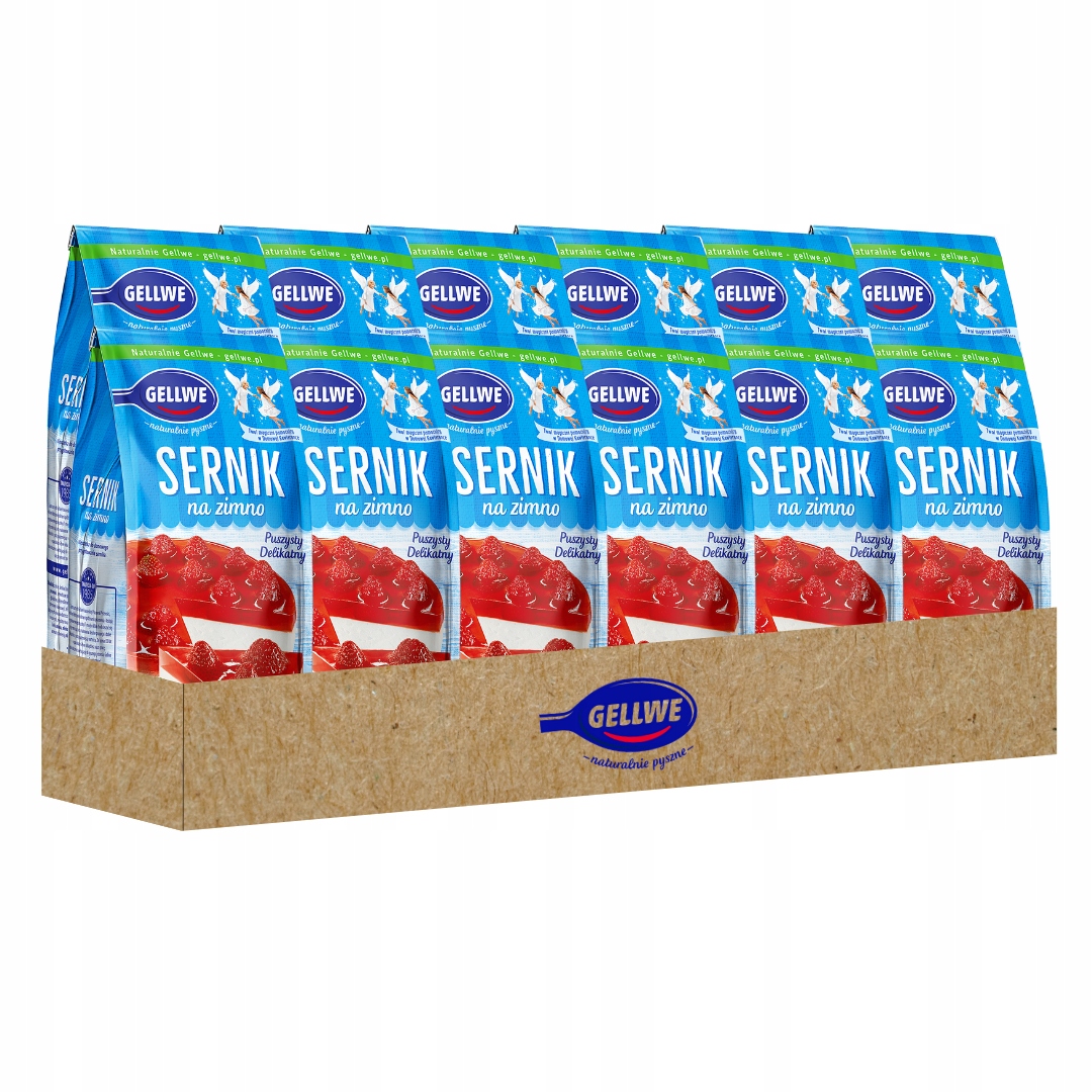 Levně Gellwe Cheesecake za studena, směs pro domácí přípravu 193 g x 10 kusů