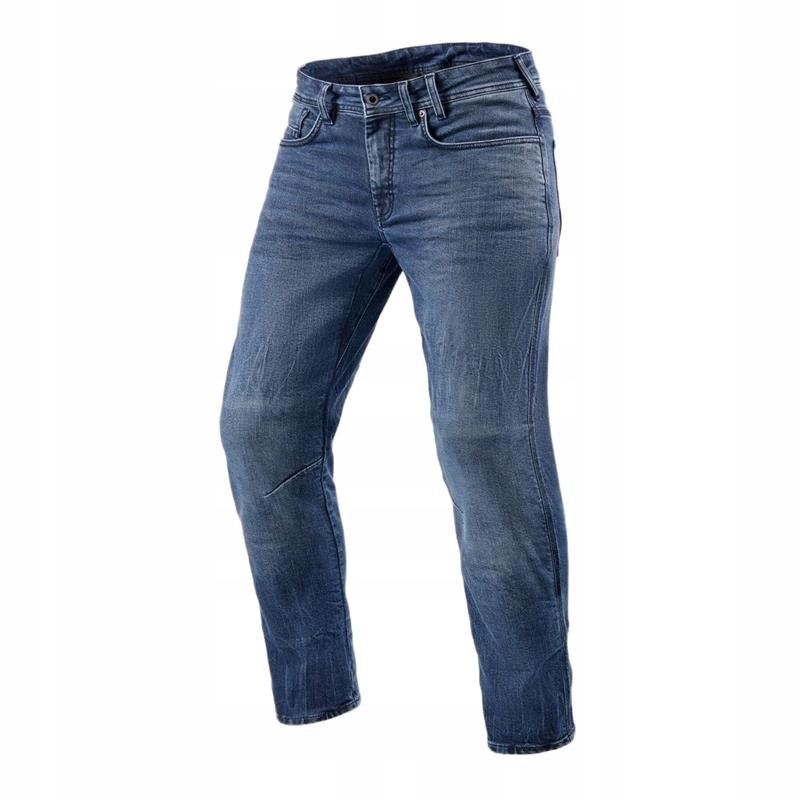Motocyklové džínsy Revit Detroit 2 Medium Blue modré