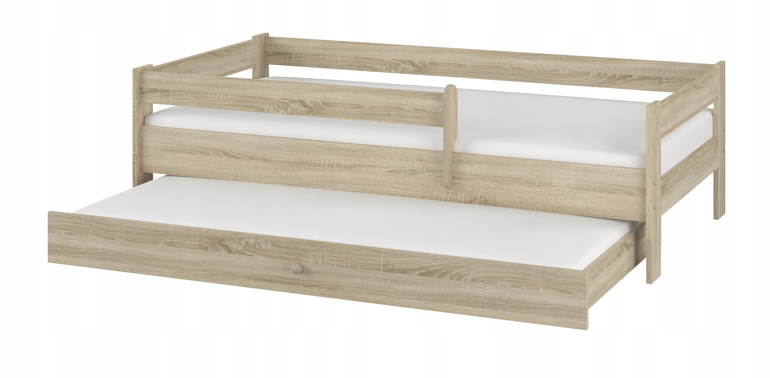 Łóżko dziecięce dla dzieci SIMPLE PODWÓJNE BABY BOO 160x80 DĄB SONOMA